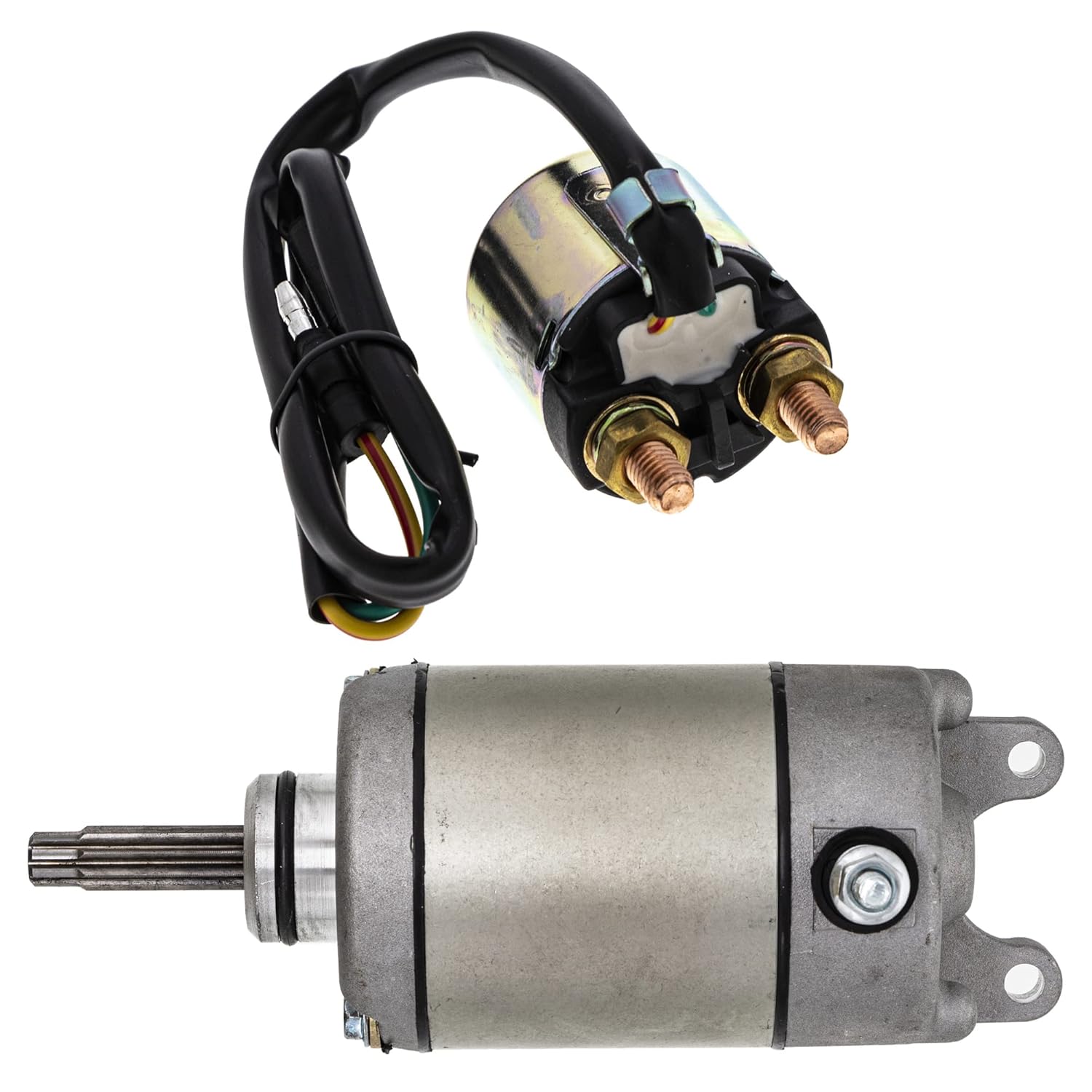 NICHE Starter Motor Solenoid Kit for Honda Sportrax 400 TRX400EX TRX400X 31200-HN1-A41 35850-HM8-A41 ATV