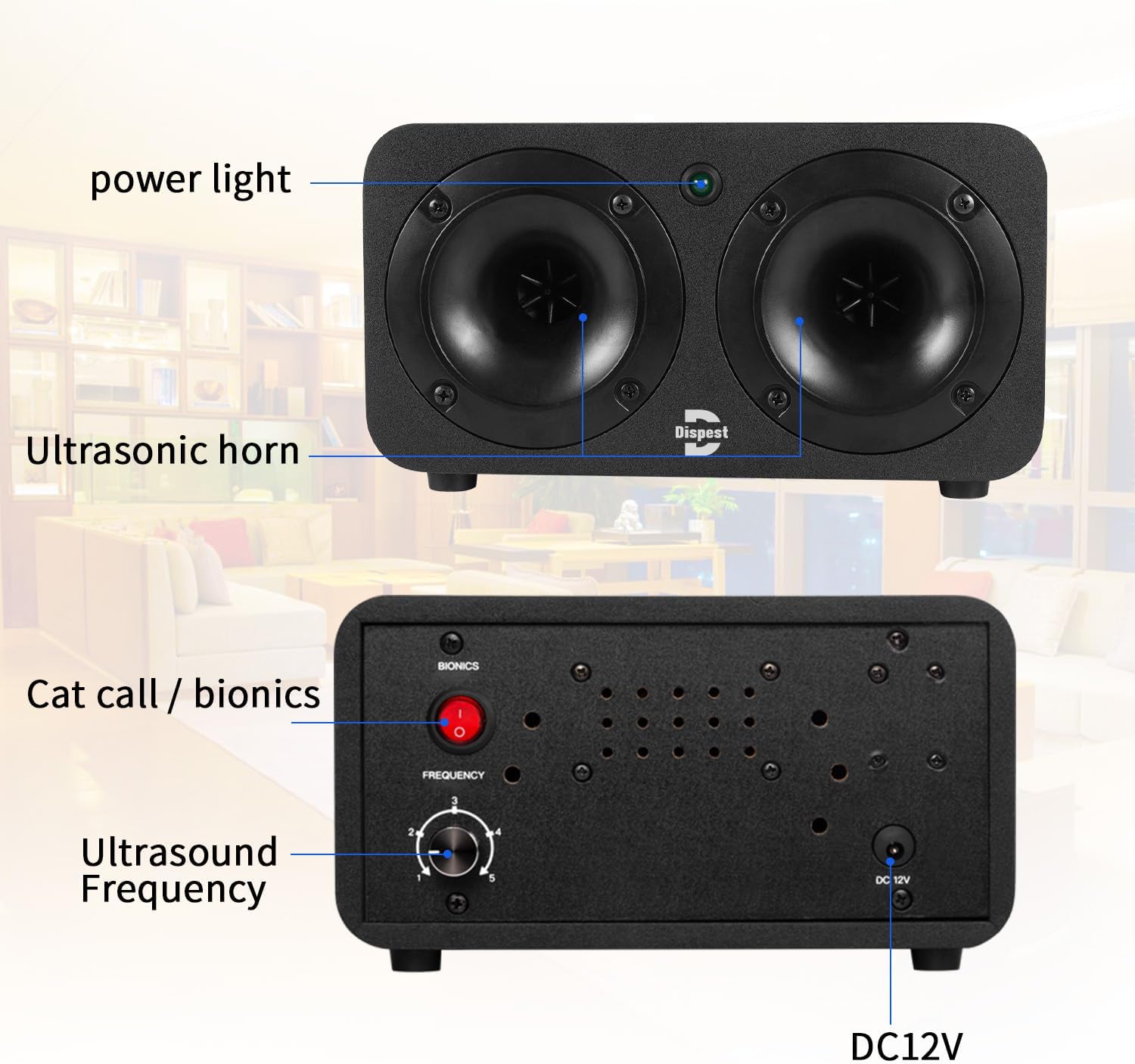 Powerfull Effective Plug in Ultrasonic and Bionic Rodent Mouse Repeller for Building, warehouse, garage, attic, Restaurant, Supermarket amd more. (Modern) - Image 7