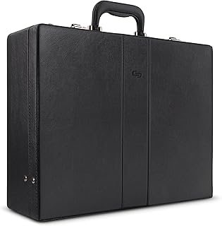Solo New York Attache - Briefcases for Men & Women, Carrying Case with Combination Lock, Business Brief for Work or Trave...