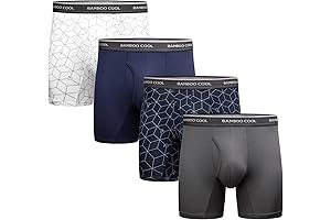 Viscose Bamboo Cool-Touch Boxer Briefs: Comfort That's a Cut Above