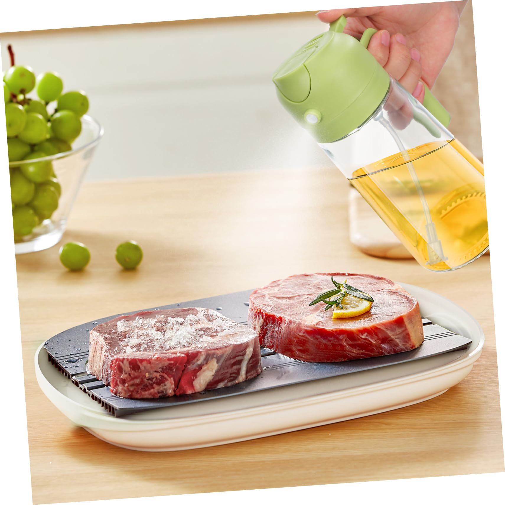 PRETYZOOM 4piezas Botellas De Para Rociador De De Dispensador De Cocina Elegante y Práctico Spray y Vertido Para Cocinar y Aderezar Ensaladas