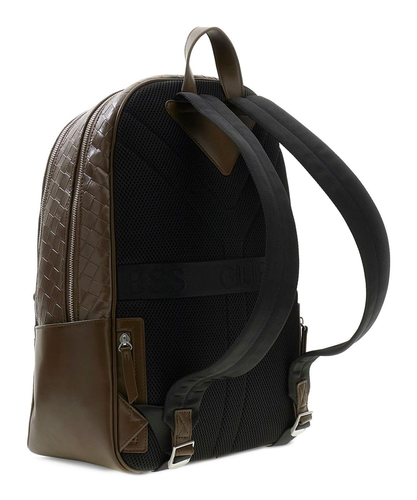 GUESS mochila para el portátil con compartimento para portátil Torino Backpack Dark Olive marrón
