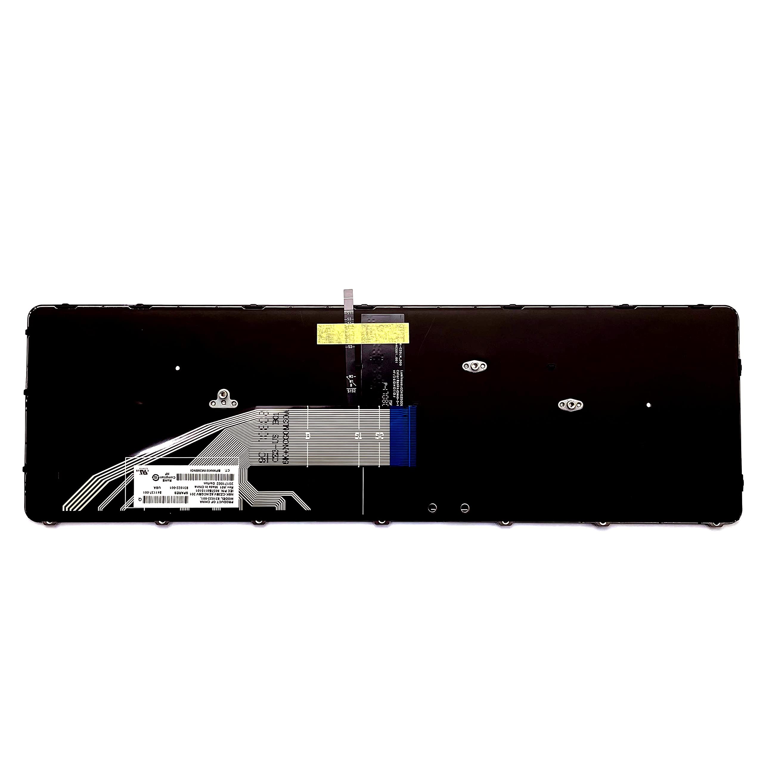 BestParts US Layout Keyboard with Backlit for HP Probook 650 G2 G3 655 G3 450 G3 450 G4 455 G3 841137-001 6037B0115101 827028-001 818249-001 837549-001 841137-001