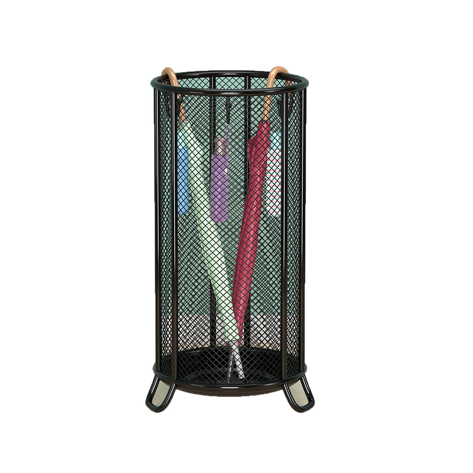 Porte-parapluie et canne autoportant pour entrée intérieure, maison, bureau, hôtel