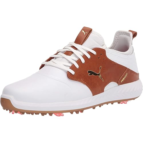 PUMA Men's Ignite Pwradapt Caged Crafted Golf Shoe
