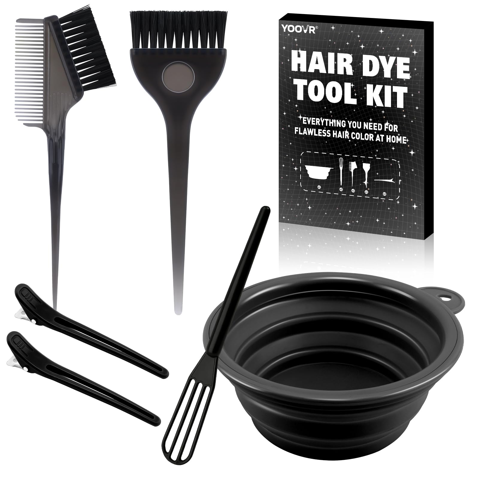 Photo 1 of YOOVR 6-Piece Hair Dye Kit