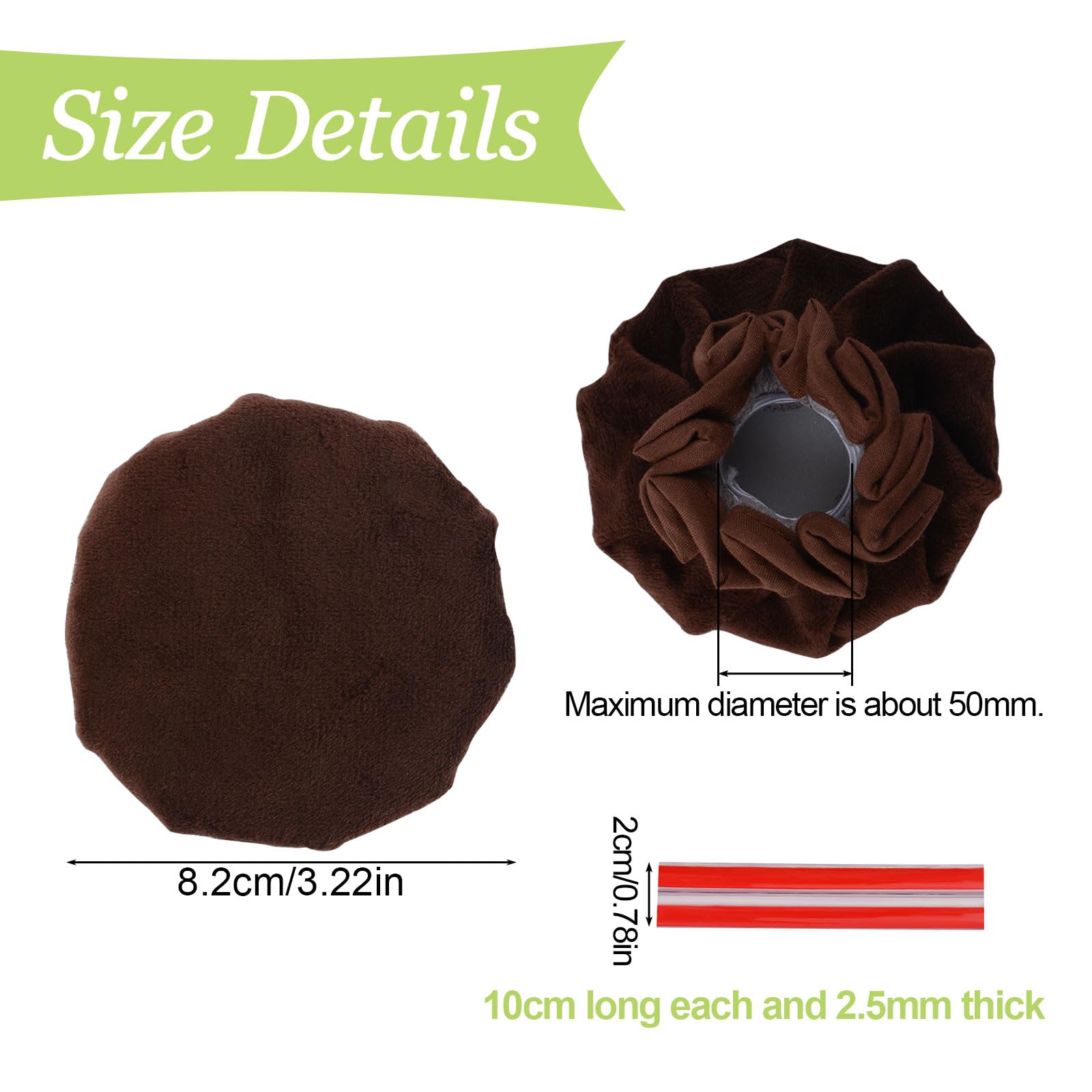 UFURMATE 2pcs Round Door Handle Cover - Image 2