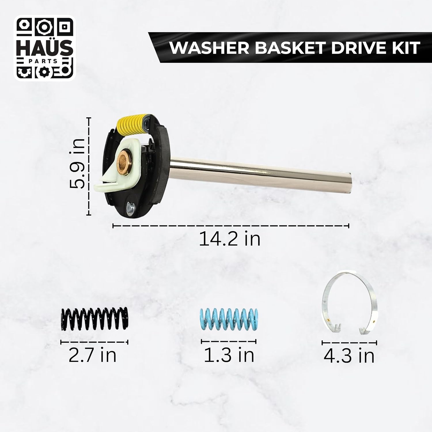 285792 Washer Basket Drive Kit and Brake Assembly for Whirlpool, Kenmore, KitchenAid, Maytag, Washing Machine Replace 285209, W10820043, AP5985817, PS11723156, 388952