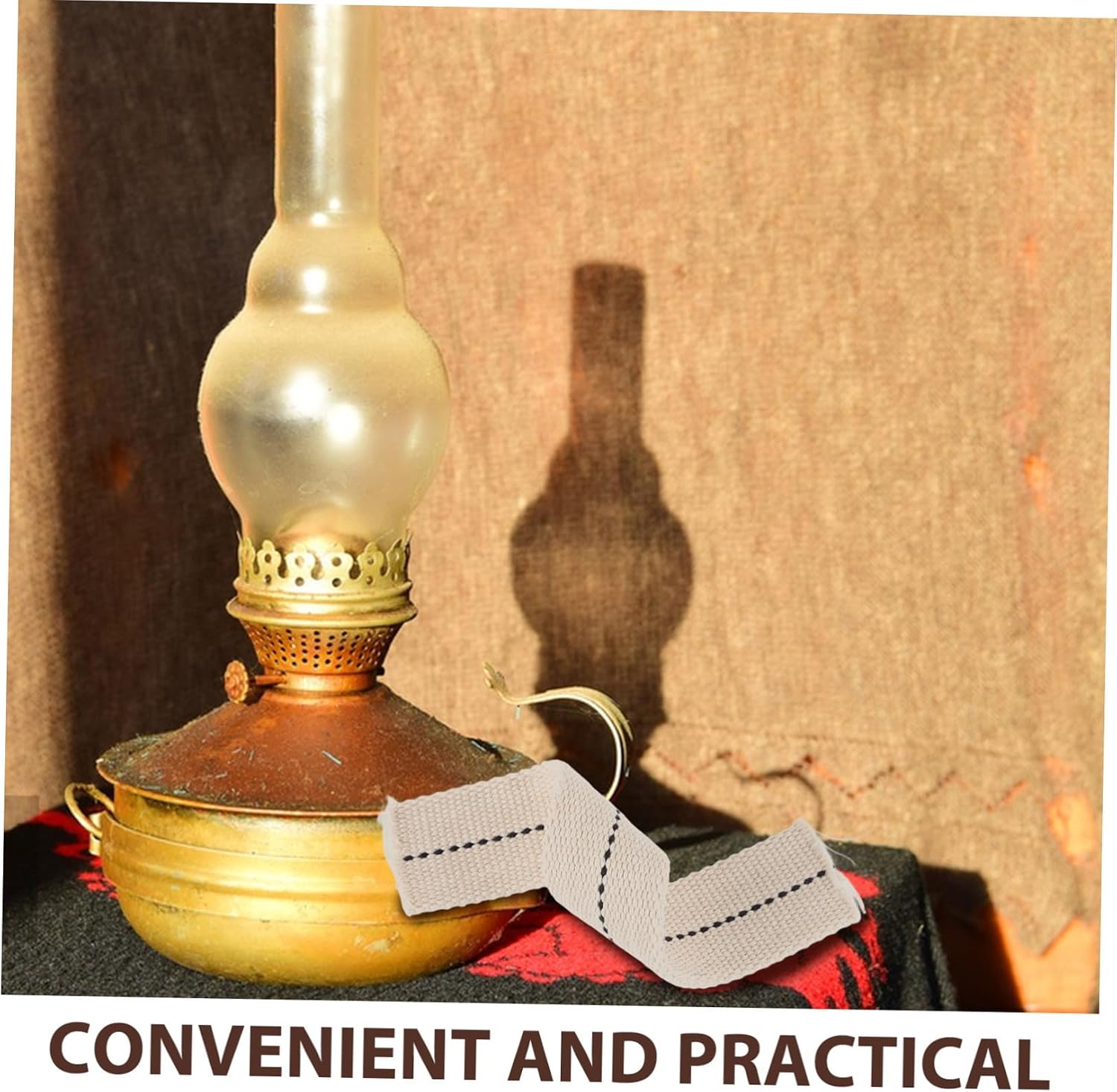 BESPORTBLE Vintage Oil Lantern Wick Replaceable Cotton Wicks for Kerosene Burner Rain Lamp Oil Bulk Pack
