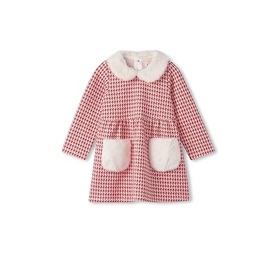Hatley Kids Fur Trim Dress (Toddler) Girl