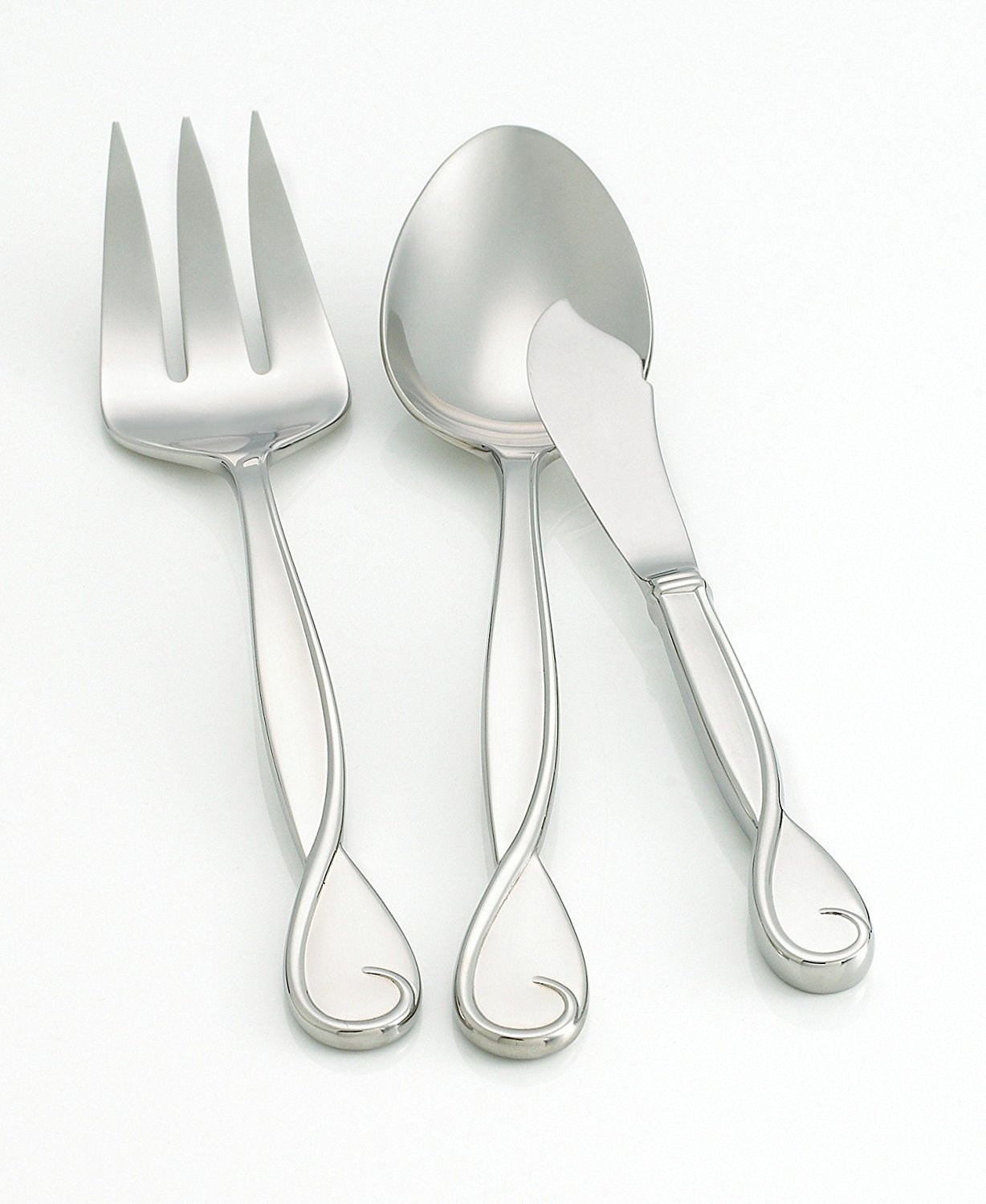 Couverts en argent avec motif nœud Belle Boulevard Kate Spade : service de table 3 pièces chic