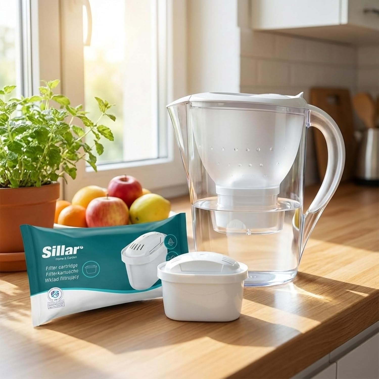 Comedes Wasserflter 6er Set ensetzbar statt Brta Maxtra, passend für