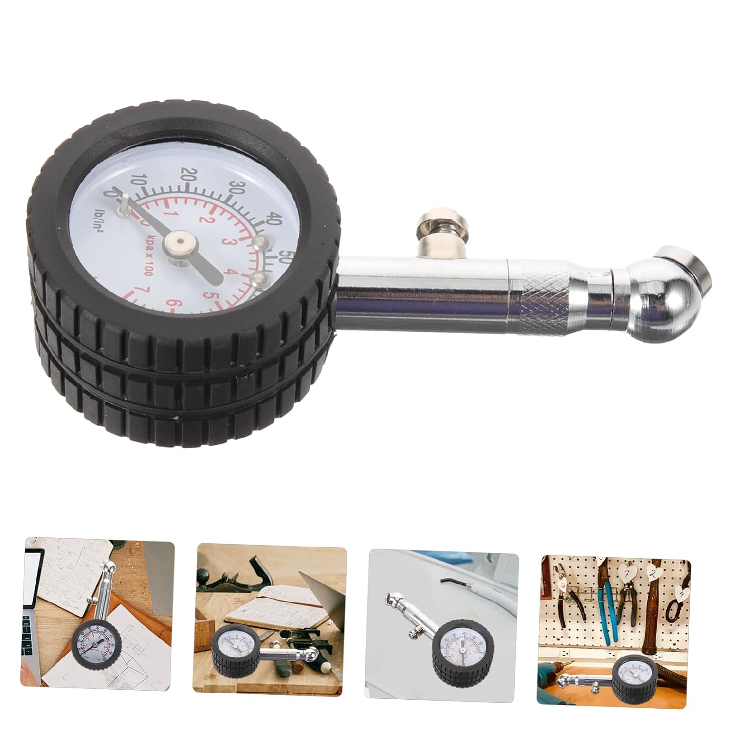 Generic Digital Tire Pressure Gauge Psi Accurate Pressure Monitor with High Precision Chip for Cars Trucks and Motorcycles Lightweight and Easy to Use Ensures Safe Driving