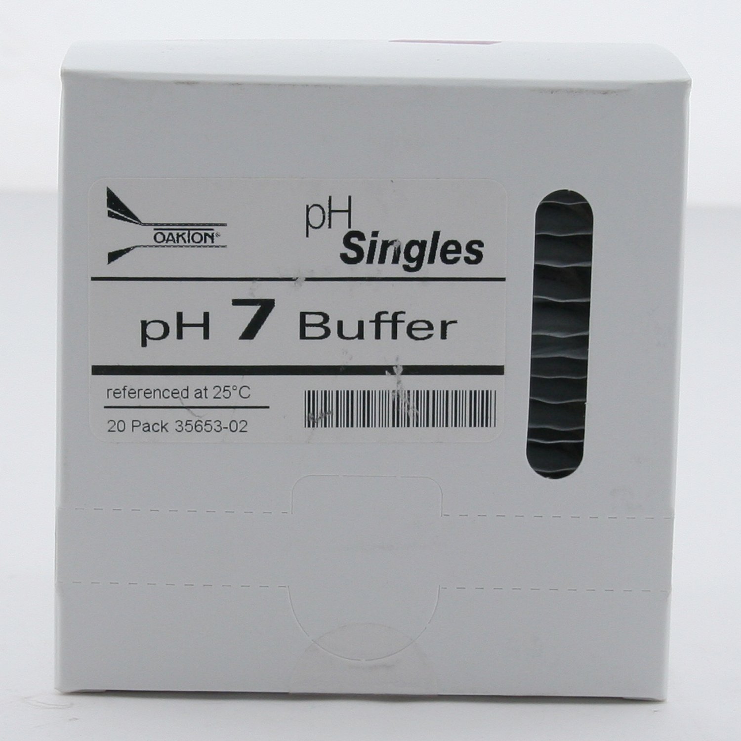 Oakton pH buffer pouches; pH 7.00, 20/pk