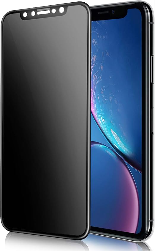 Techo Privacy Screen Protector Compatible With Iphone 11 Iphone Xr 6 1 Full Coverage Anti Spy 9h Tempered Glass Screen Protector Case Friendly Advanced Clarity 19 Amazon Co Uk Electronics Photo