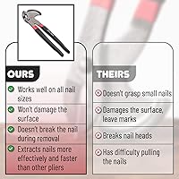 Vista 5 de Bates - Sacaclavo, alicates, herramienta sacaclavo de 11 pulgadas, multiherramienta, herramientas de mano, extractor de grapas, herramientas