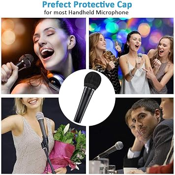 Disposable Microphone Hygiene Covers,200 PCS (100 Pack)