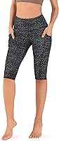 Vista 117 de ODODOS - Leggings capri de cintura alta para mujer con bolsillos, control de abdomen, no se transparentan, para entrenamiento atlético, running