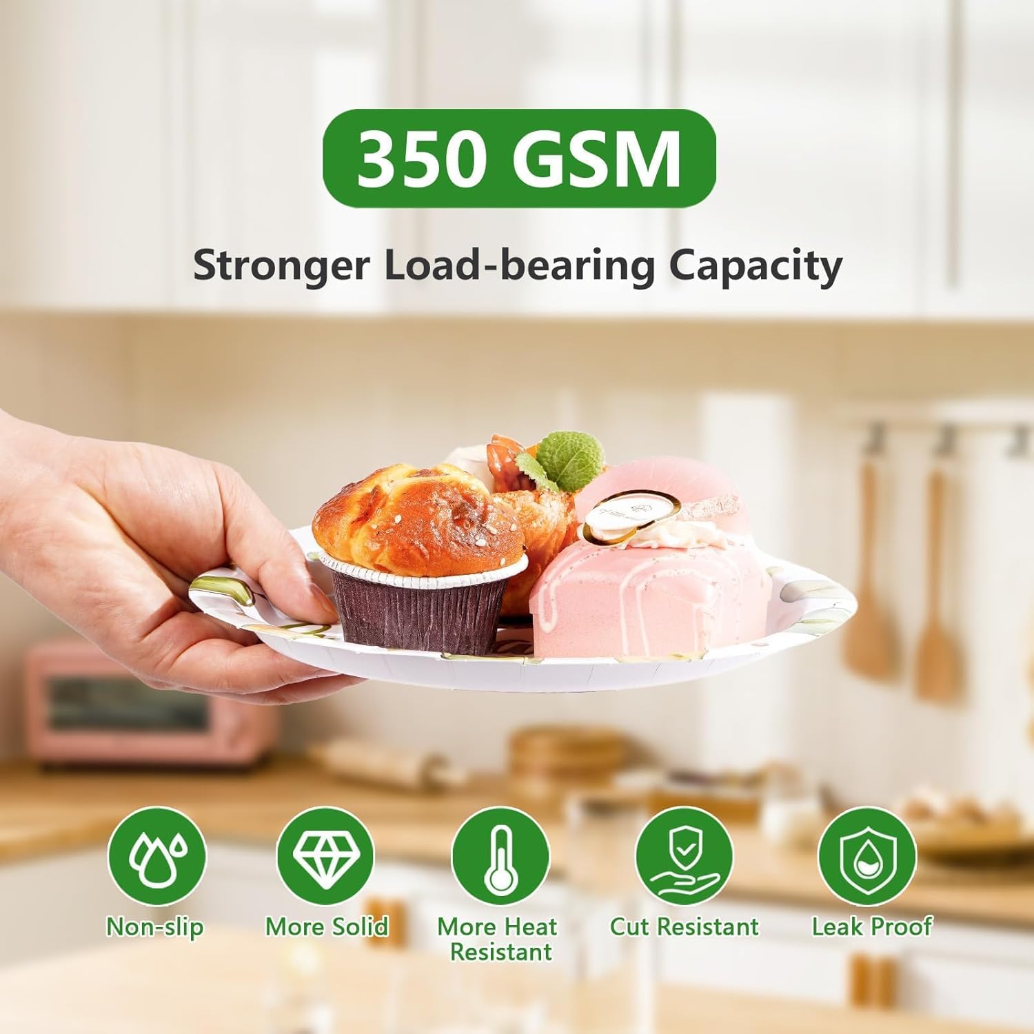 96Pcs Avocado Baby Shower Decorations Baby On The Way Plates and Napkins Disposable Green Holy Guacamole Themed Tableware for Baby Avocado Baby Shower Gender Reveal Party Supplies Serves 24