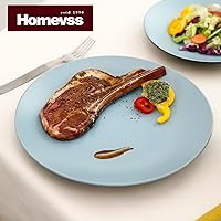 Vista 43 de Colors Life juego de vajilla, exterior negro brillante con interior de color mate