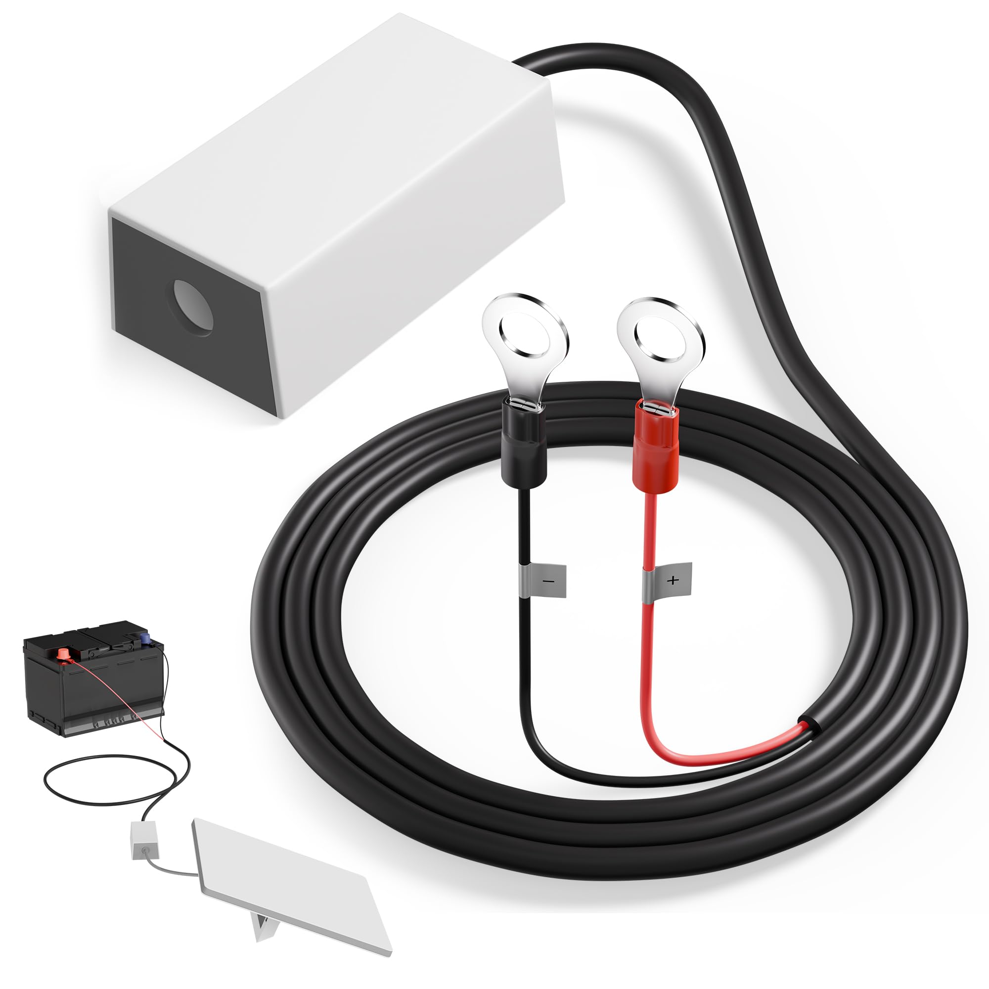 Starlink Mini 12V Battery Adapter with Step Up Converter, Battery O Ring Cable to DC Female 12V-24V to 36V Step Up Booster