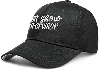 Shit Show Supervisor Hat Shit Show Supervisor Cap Baseball Cap Trucker Hat