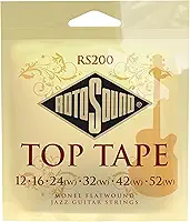 Encordoamento Guitarra Rotosound - Top Tape FlatWound - RS200 - .012/.052