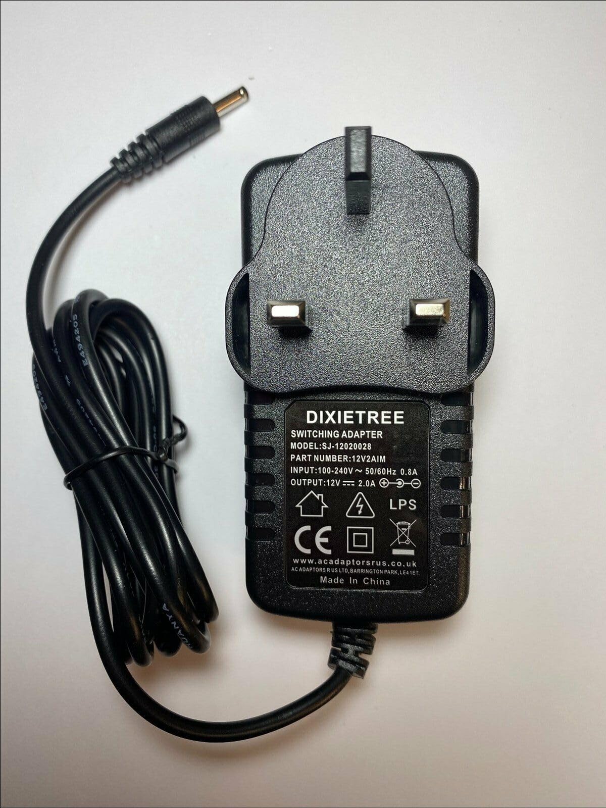 DIXIETREEReplacement 12V 2A AC Adaptor Charger for EGL 14" Laptop 24720461 CA14D01.0121