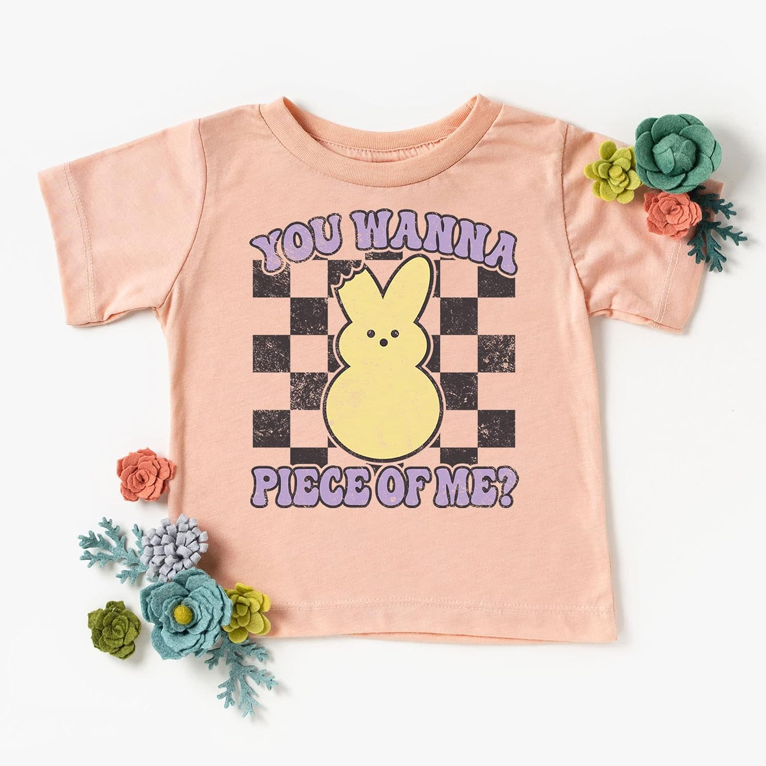 Olive Loves You Wanna Piece of Me? Funny Easter Shirts and Bodysuits for Baby and Toddler Youth Girls