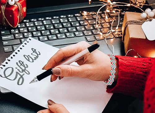 Miniatura 6 de PPhtony 200 cuentas de arcilla de caramelo de Navidad, cuentas espaciadoras para pulseras, aretes, joyería, collares, llaveros de resina, regalo de