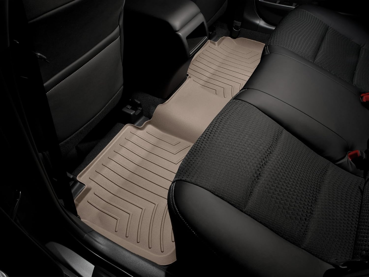 WeatherTech Custom Fit FloorLiners for Toyota Camry, Camry, 2nd Row (454002), Tan