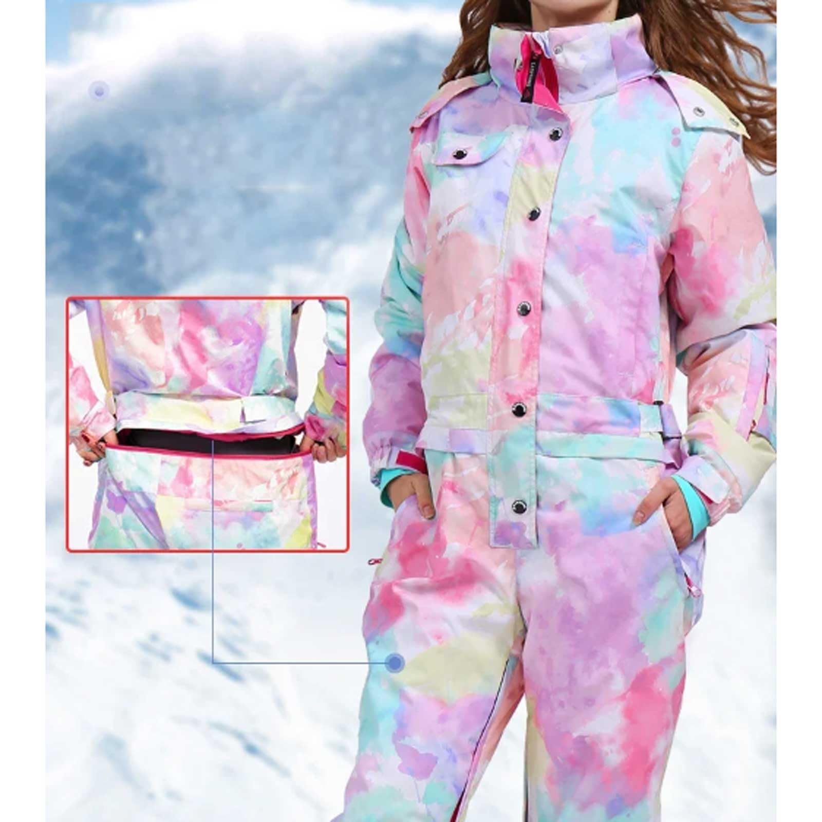 Tute da neve Tute da sci invernali Tute da sci intere da donna tute invernali da snowboard all'aperto tute da neve impermeabili tuta da abbigliamento invernale Abbigliamento outdoor Tute da sci ( Colo