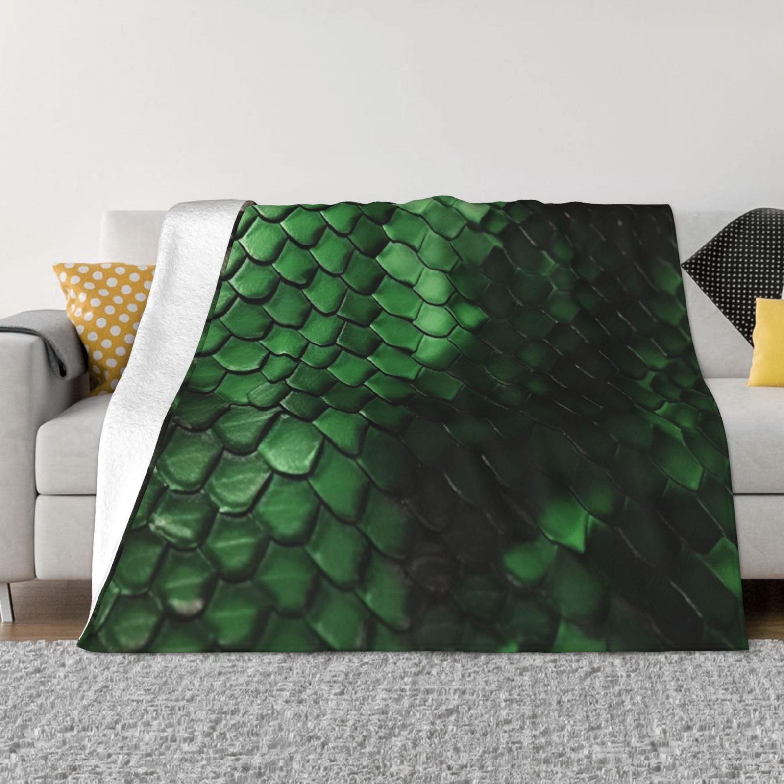 Jeté de lit réversible flanelle plaid canapé peluche chaude couverture toutes saisons KHiry