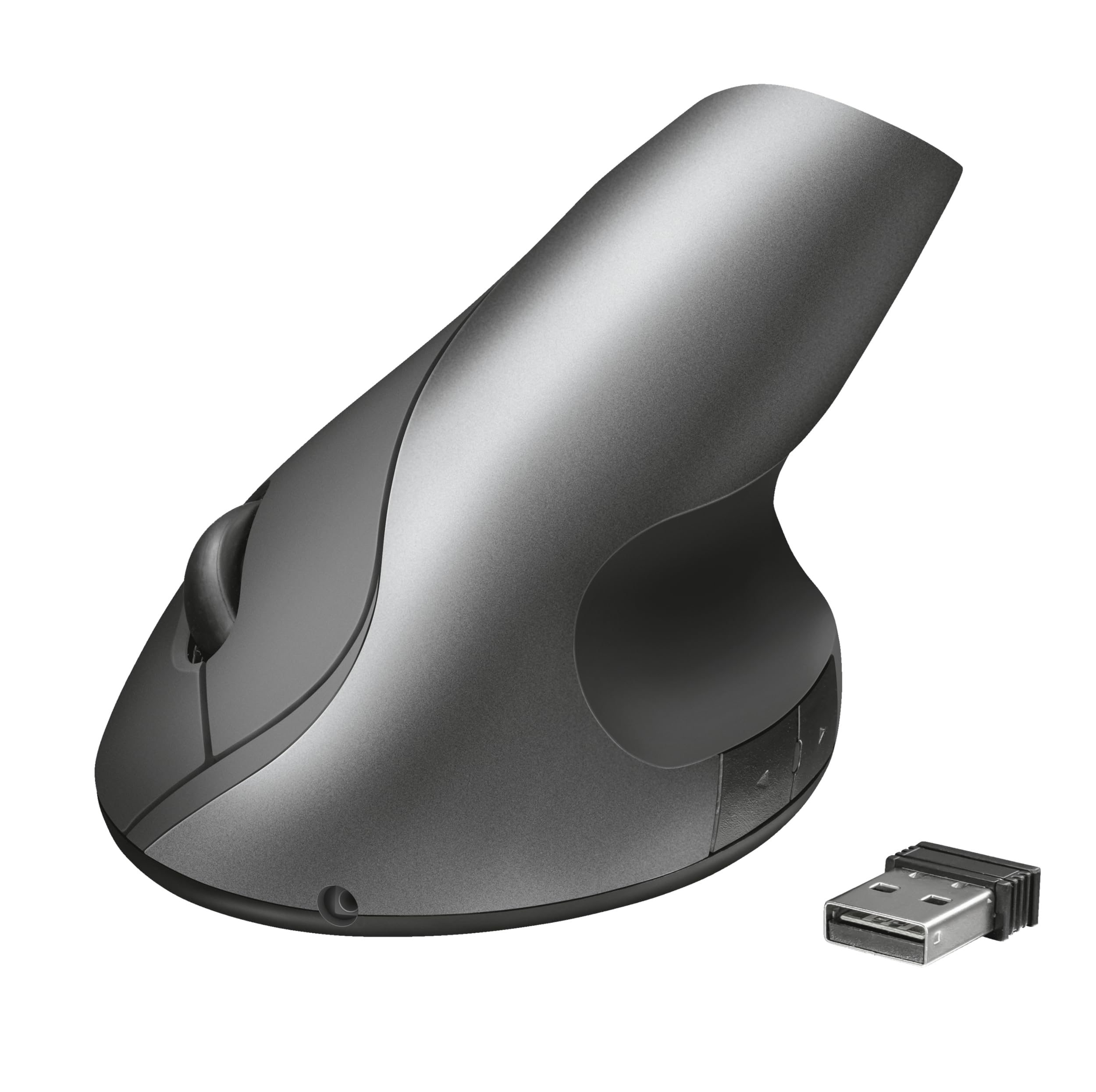 Trust Varo Wireless Ergonomic Mouse for PC and Laptop, 1000 DPI, 5 Buttons