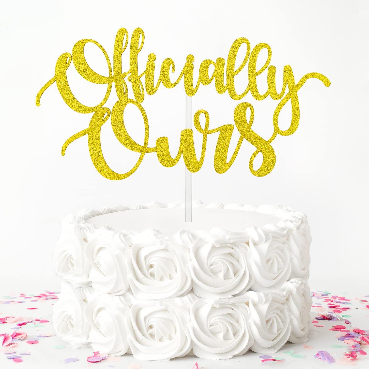 Festus Officially Ours Cake Topper, Happy Adoption Day, Happy Gotcha Day Cake Topper, Child Pet Adoption Party Supplies, The Day I Got You Party Decoration Supplies