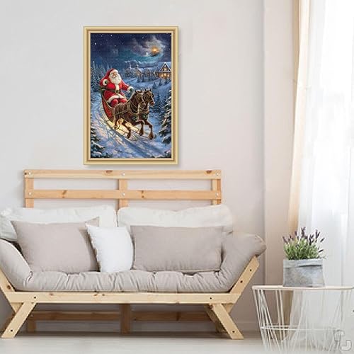 Miniatura 6 de Christmas Santa Claus Jigsaw Puzzles for Adults 1000 Pieces,Colorful Puzzle with Mesh Storage Bag,Learning Educational Puzzles for Gift 2011938