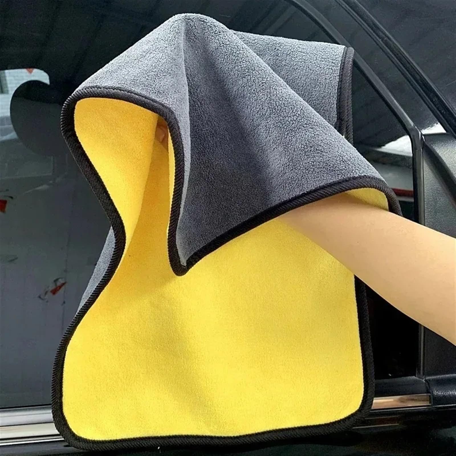 PañO De Limpieza Toalla de Limpieza de Microfibra for Coche, paños de Limpieza Profesionales for Secado de Coche, Accesorios de Lavado, 10/1 Uds.(30x60cm,10PCS)