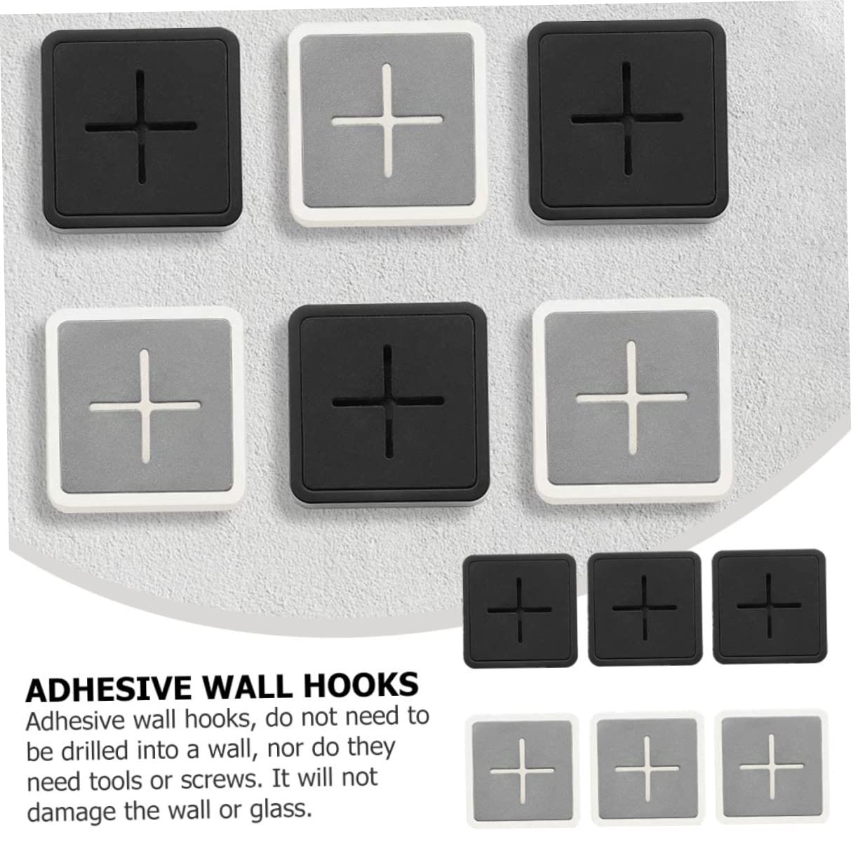 BESTonZON 18 Uds Tapón De Almacenamiento De Toallas Ganchos De Almacenamiento Para El Hogar De Cocina Ganchos Para Toallas De Baño Ganchos Para Toallas Soporte Adhesivo Para Toallas De Té