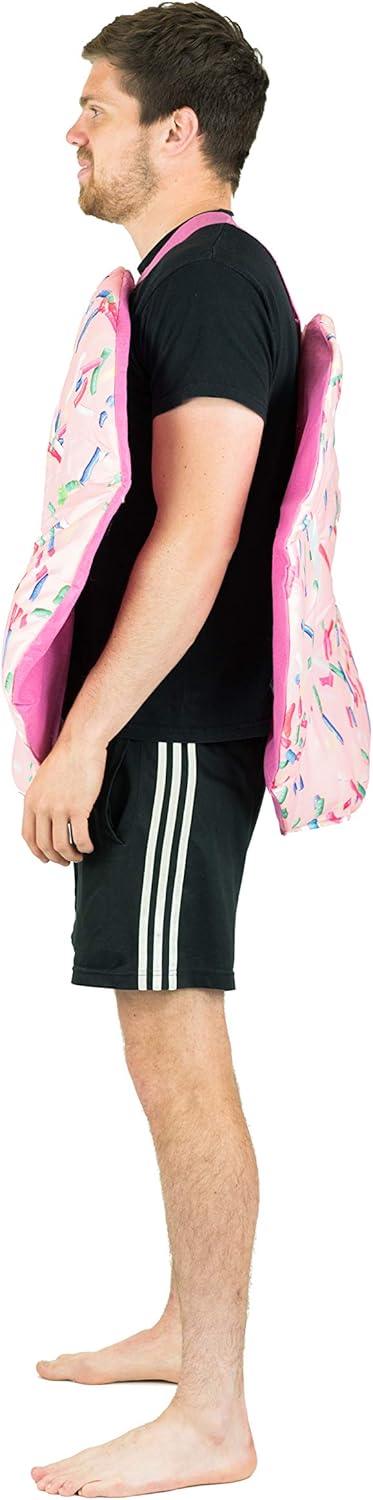 Bodysocks Pink Donut with Sprinkles Costume for Adults (One Size) - Image 5