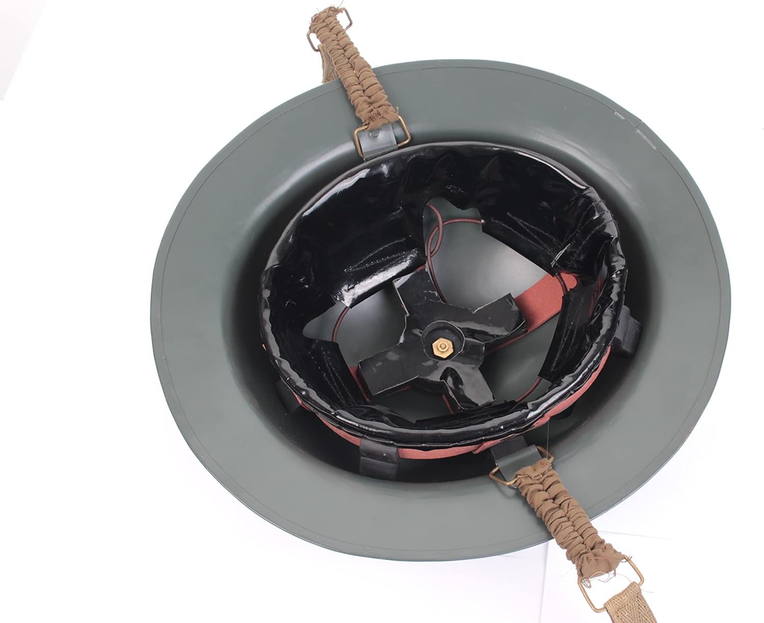 Reproduction WW2 British Army Brodie Helmet With Chinstrap Tommy