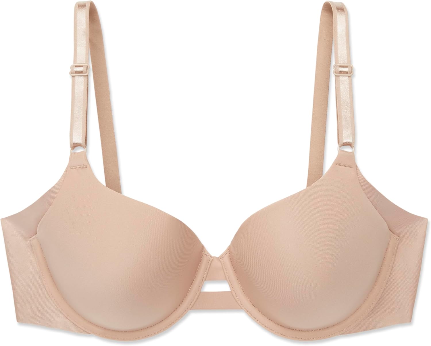 Warner's Womens No Side Effects Underarm-Smoothing Comfort Underwire Lightly Lined T-Shirt Bra 1356 - Image 5