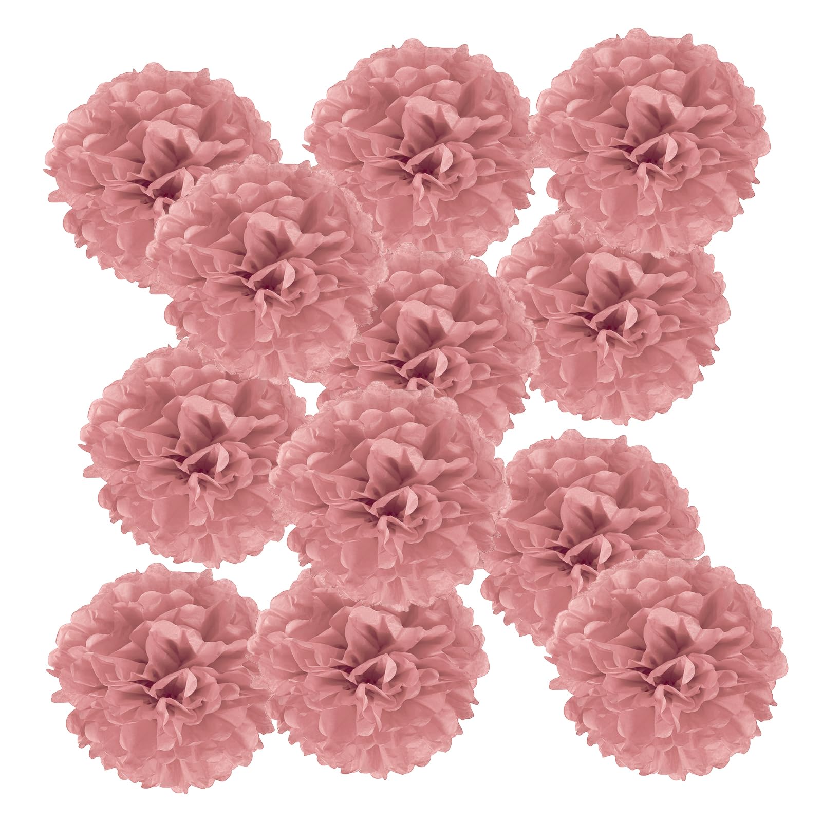 Pompons en papier de soie 30,5 cm PATIKIL, lot de 12 pour habiller un grand fond de salle