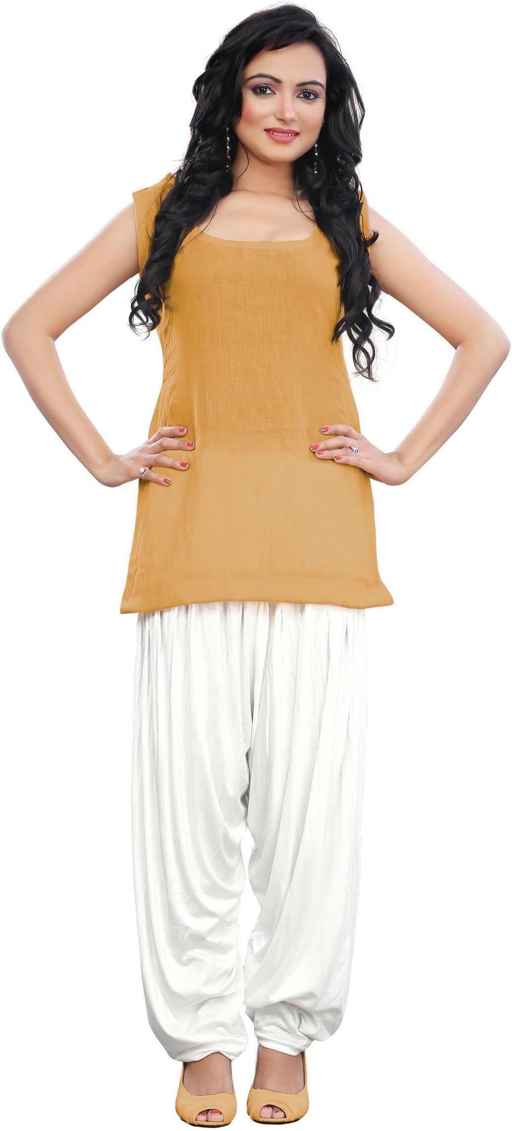 Indian Baggy Pants Pleated Harem Patiala Style for Women India Clothing