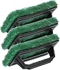 NUOBESTY 3pcs Silk Screen Ink Brush Screen Printing Cleaner Screen Cleaning Brush Screen Printing Supplies Accessories Ink Screen Printing Brush Scouring Pad Frosted Scrub