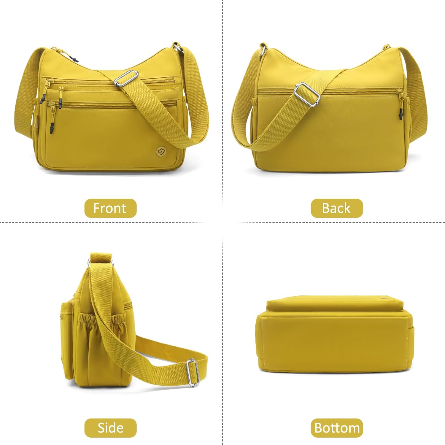 Shoulder Handbag for Women Crossbody Purses Nylon Messenger Bag Fashion Ladies Lightweight Travel Bag - Image 7