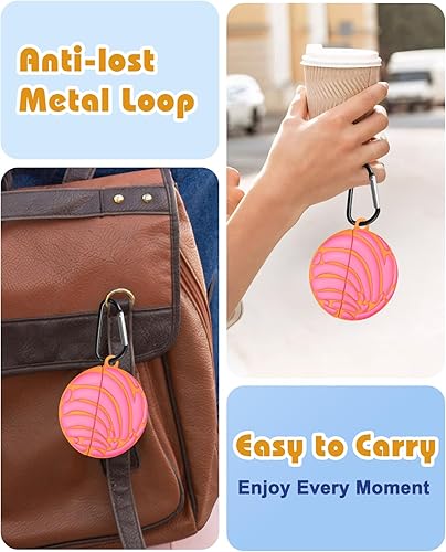 Miniatura 3 de Boaretiu - Funda para AirPods Pro 3, funda de silicona suave 3D con llavero para mujeres, niñas, adolescentes, comida femenina, divertida, única,