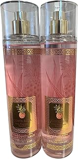 Bath & Body Works Fine Fragrance Mist, Set of 2 Bottles, 8oz Per Bottle (Pink Pineapple Sunrise)