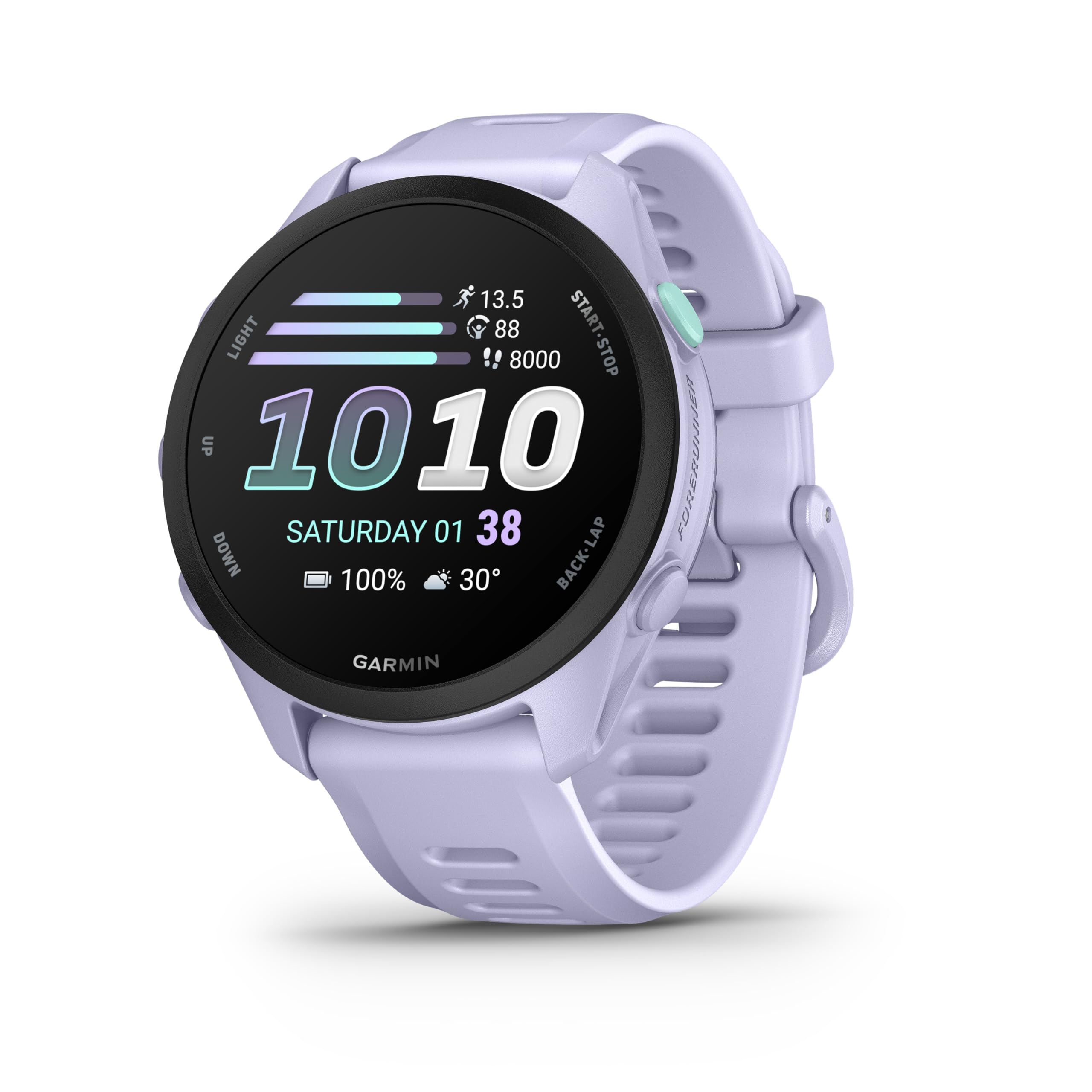 Garmin Forerunner® 70 GPS Running Smartwatch, Cool Lavender, Advanced Training Metrics, up to 13 Days Battery Life-image-17