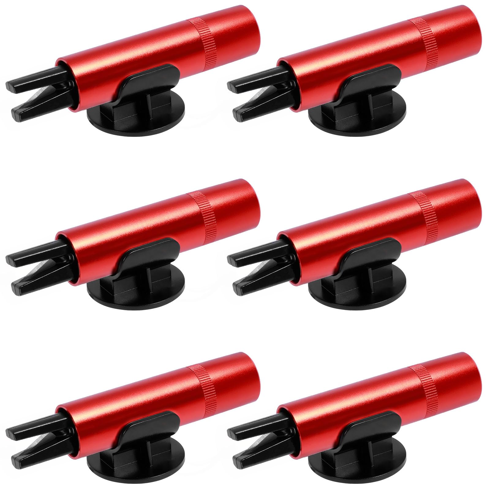 LZVXTYM 6 Pack Car Window Breaker Tool and Seatbelt Cutter, Portable Glass Breaker, One Second Car Safety Hammer Emergency Tool for Land and Underwater