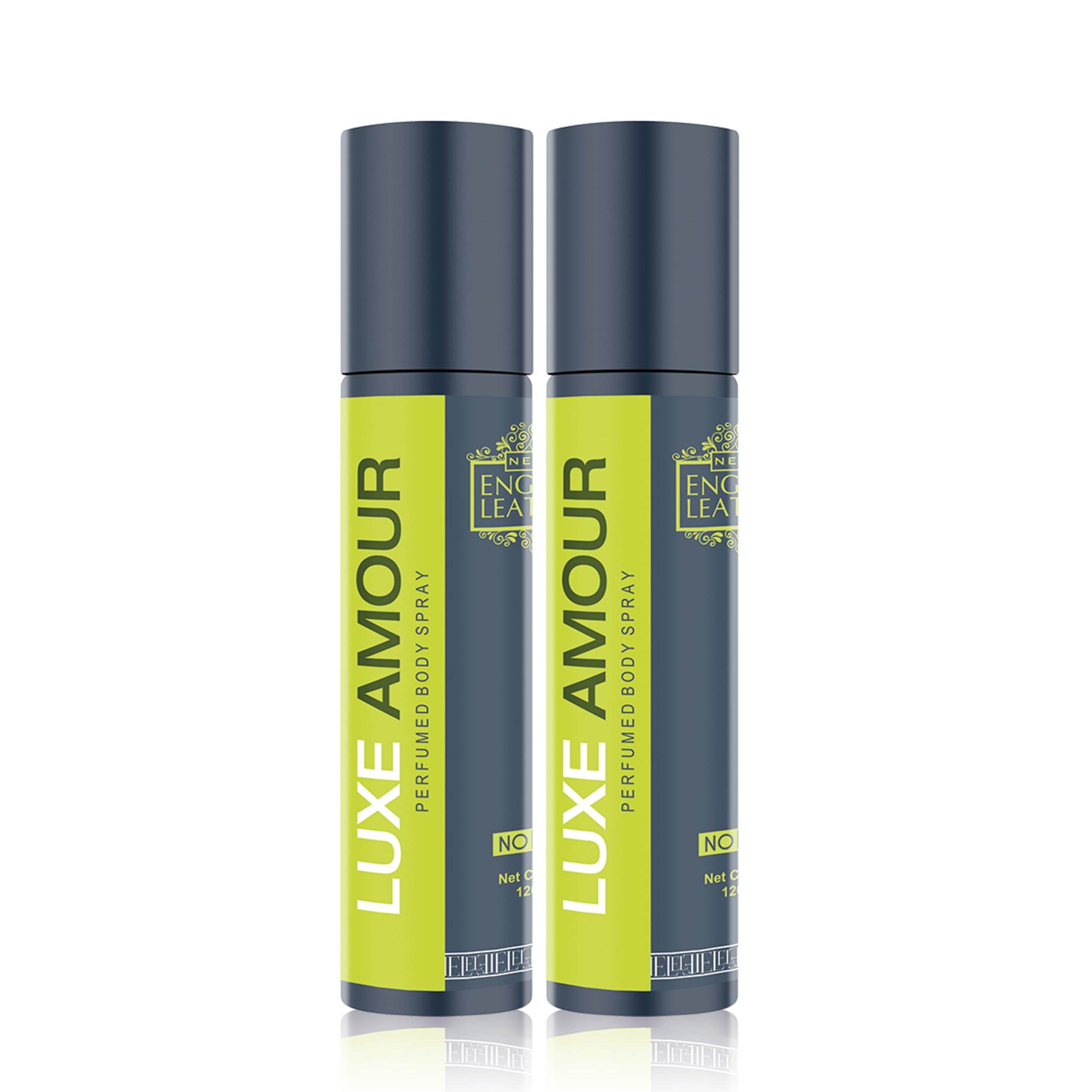 Next Care English Leather Luxe Amour (120ml X 2) No Gas Deodorant Long Lasting Perfume Body Spray - For Men & Women (240 ml, Pack of 2)-image-10